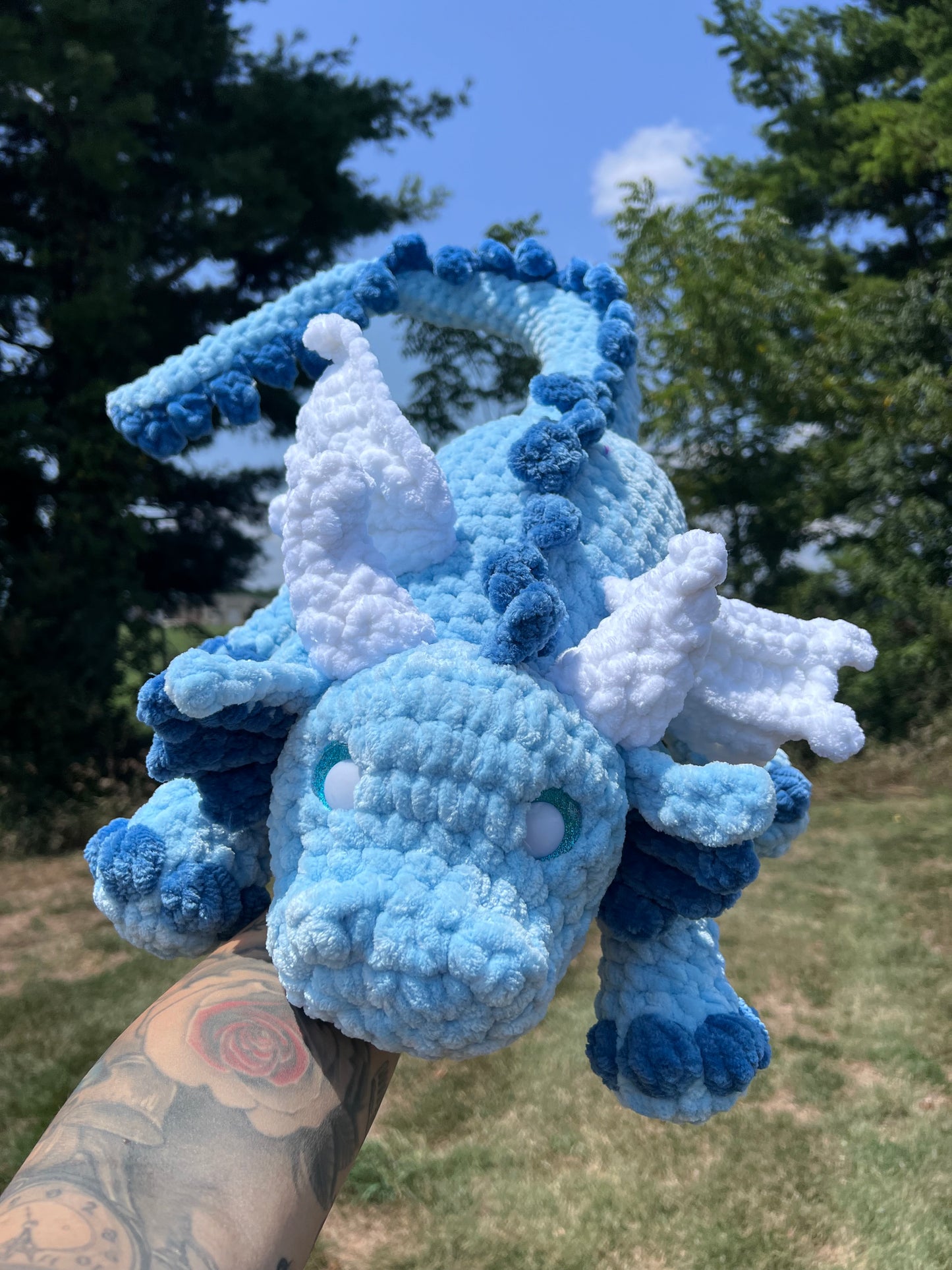 Viserion Crochet Snuggle Dragon