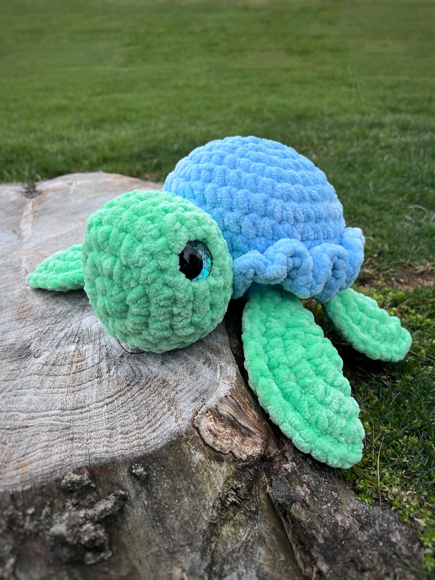 Jumbo Turtle Crochet Plushie