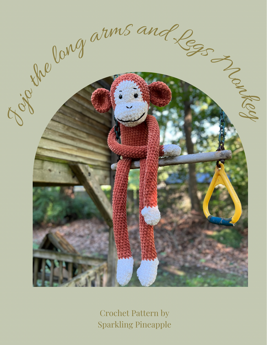 Jojo the long arms and legs monkey ***Pattern Only***